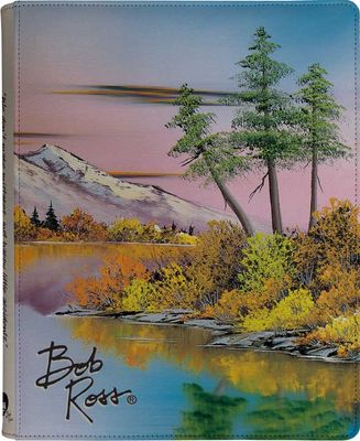 UP Zip Binder Pro - 9 Pocket Bob Ross Might Mountain Lake