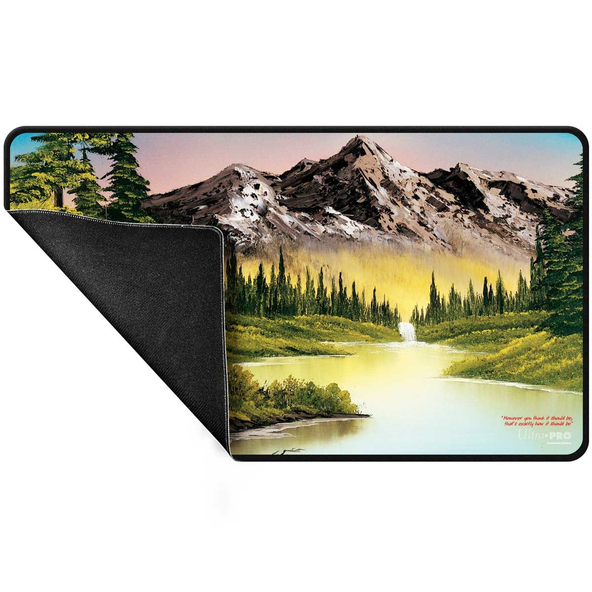 UP PLAYMAT BOB ROSS MOUNTAIN RETREAT