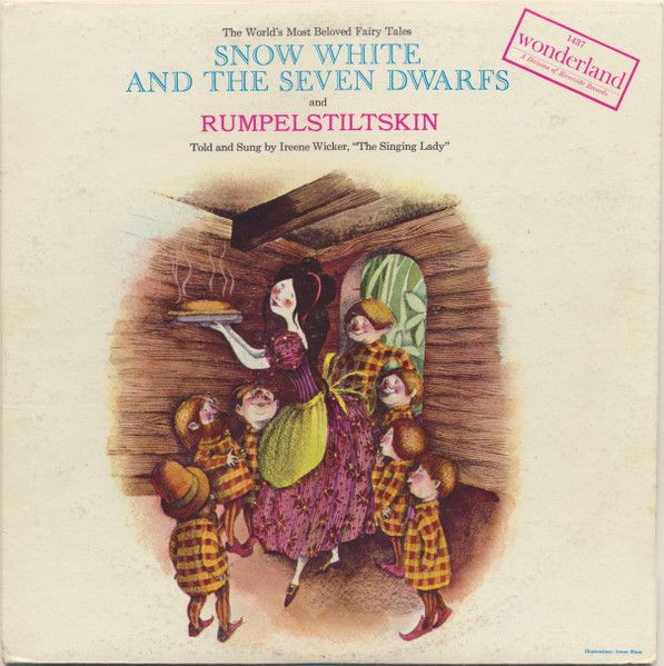 Ireene Wicker – Snow White And The Seven Dwarfs / Rumplestiltskin (VG, LP, Wonderland – RLP 1437)