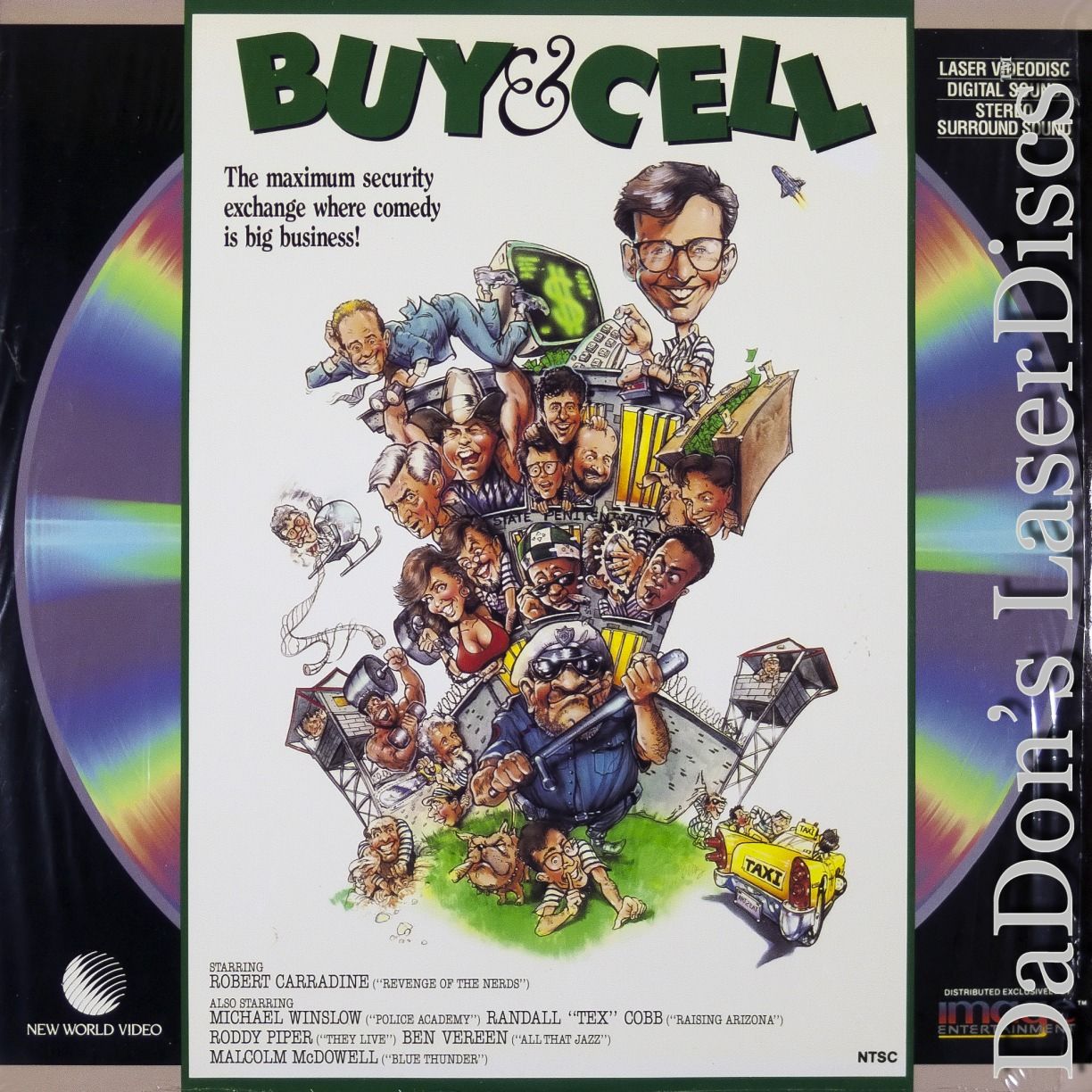 Buy &amp; Cell (1988) Laserdisc LD LaserVision New World Video / Image Entertaiment Robert Carradine
