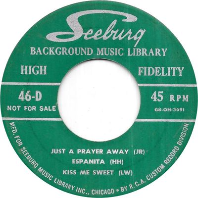 Seeburg Background Music Library #46-D (VG, 1956, 45 RPM, 7" Vinyl, Seeburg – 46-D / 46-DX) DSG