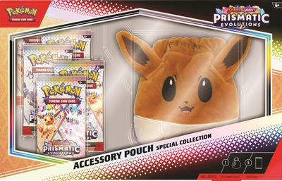 Pokemon TCG Prismatic Evolutions Accessory Pouch Special Collection