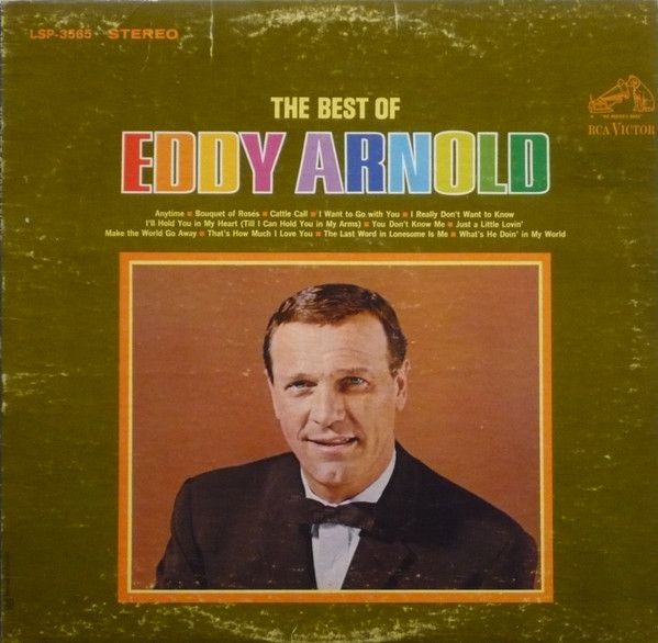 Eddy Arnold – The Best Of Eddy Arnold (VG, 1967, LP, Stereo, Open Shrink, RCA Victor – LSP-3565)