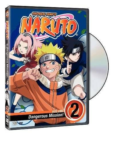 Naruto, Vol. 2: Dangerous Mission! (DVD) Shonen Jump