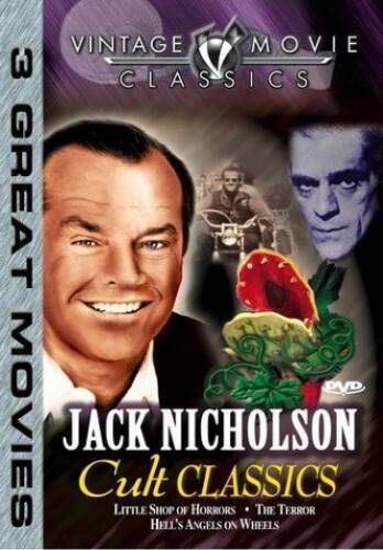 Jack Nicholson Cult Classics (DVD) Little Shop Of Horrors (1961) / The Terror (1963) / Hell&#39;s Angels On Wheels (1967)