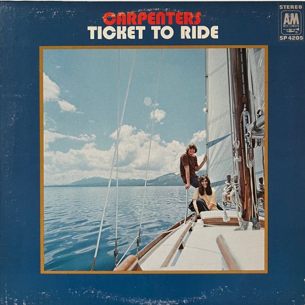 Carpenters – Ticket To Ride (VG, 1970, LP, A&amp;M Records – SP 4205)