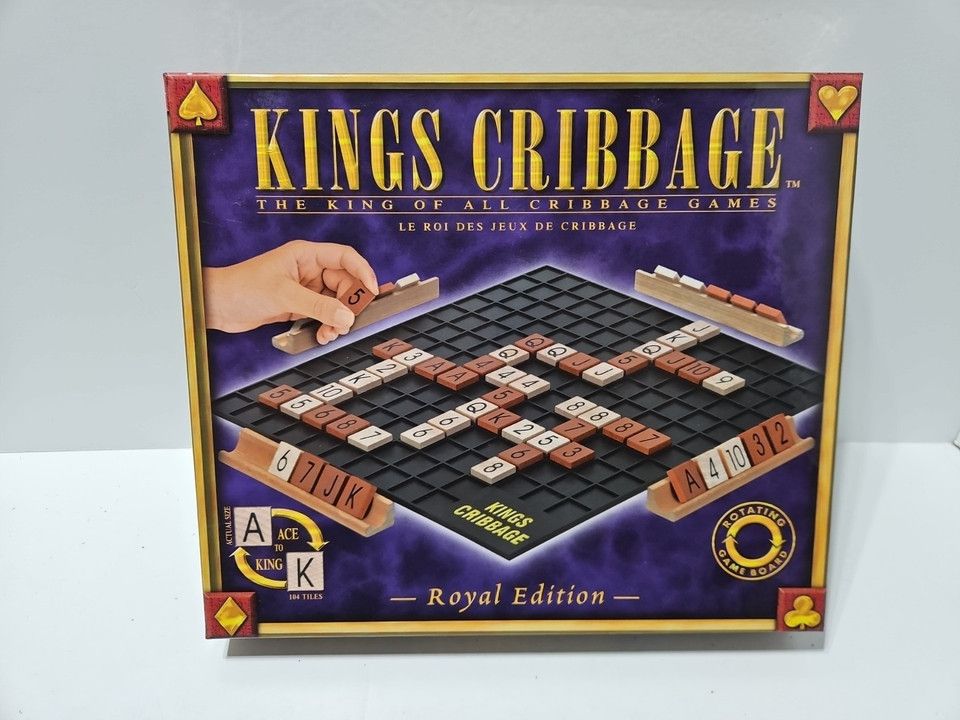 Kings Cribbage Game - Royal Edition (New, Open Box)