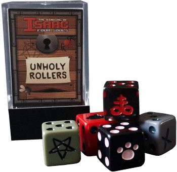 The Binding of Isaac Four Souls: Un-Holly Rollers Dice