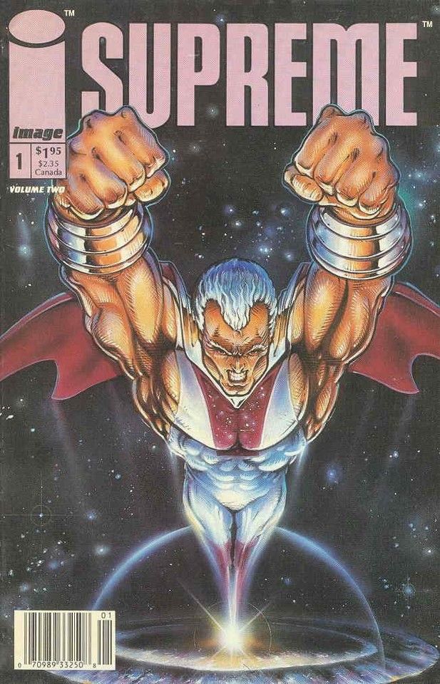 Supreme #1 (Newsstand) Image Comics 1992