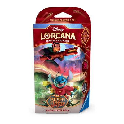 Lorcana Reign of Jafar Starter Deck Ruby / Steel