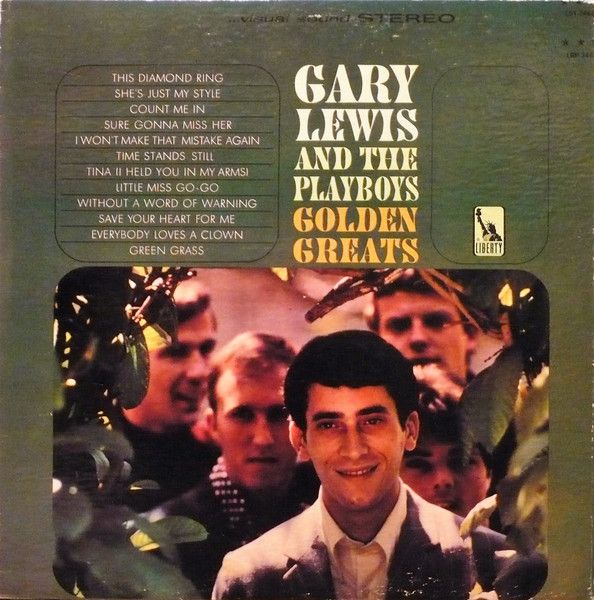 Gary Lewis &amp; The Playboys – Golden Greats (VG, 1966, LP, Liberty – LST-7468)