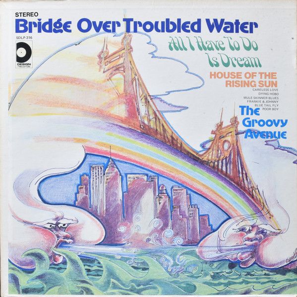 The Groovy Avenue – Bridge Over Troubled Water (VG, LP, Design Records – SDLP-316)