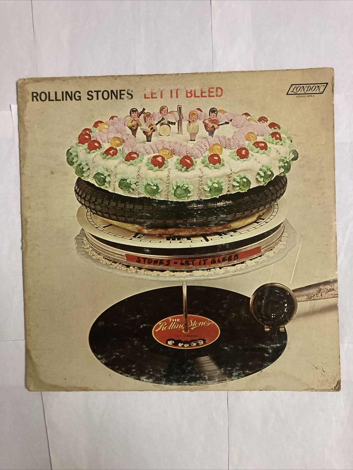 Rolling Stones – Let It Bleed (G+, 1969, LP, London Records – NPS-4)