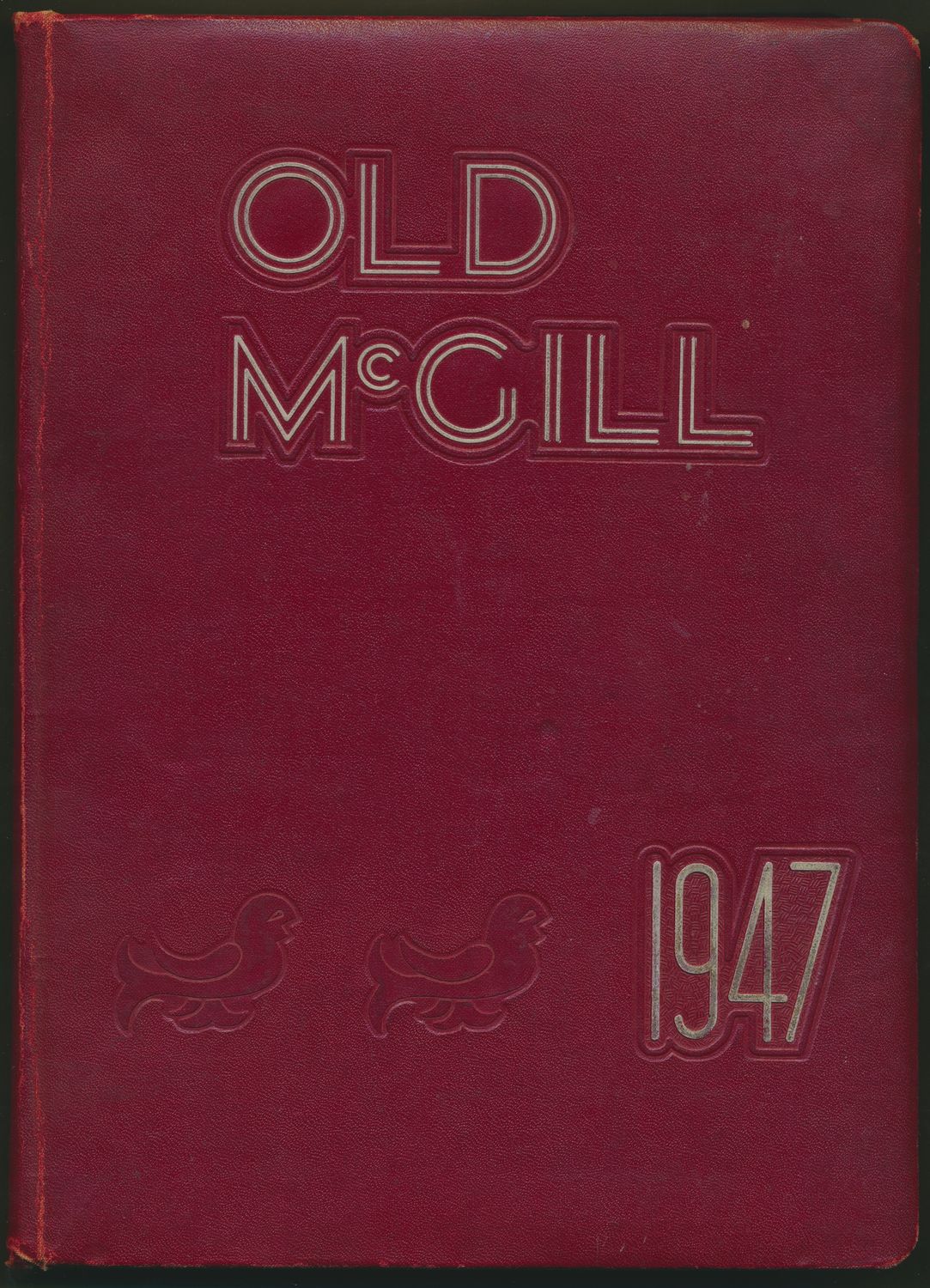McGill University Yearbook: Old McGill 1947 (Leather Bound, HC) EB25