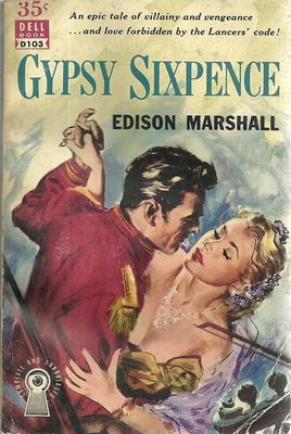 Marshall, Edison - Gypsy Sixpence (1953, Dell, PB)