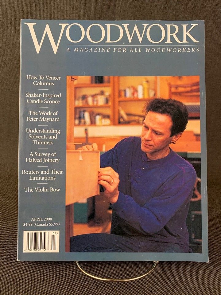 Woodwork (684.08) A Magazine For All Woodworkers, April 2000