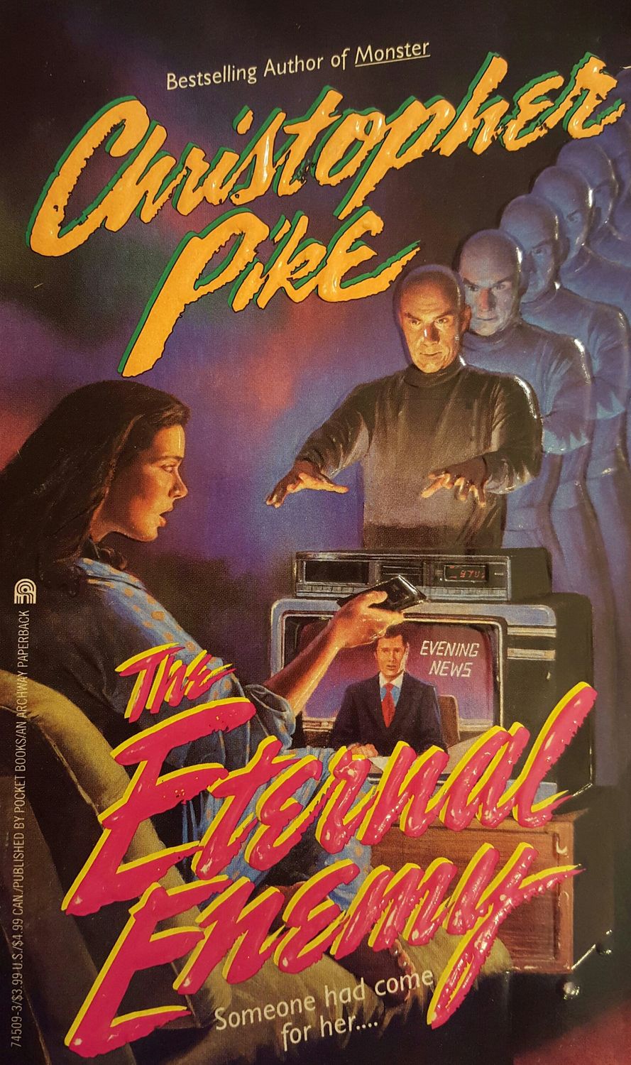 Pike, Christopher (YH) The Eternal Enemy (May 1993, First Archway Paperback Printing)