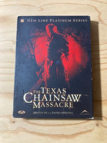 The Texas Chainsaw Massacre (2003) Jessica Biel (2 DVD Set) New Line Platinum Series w/Metal Faceplate &amp; Evidence Cards