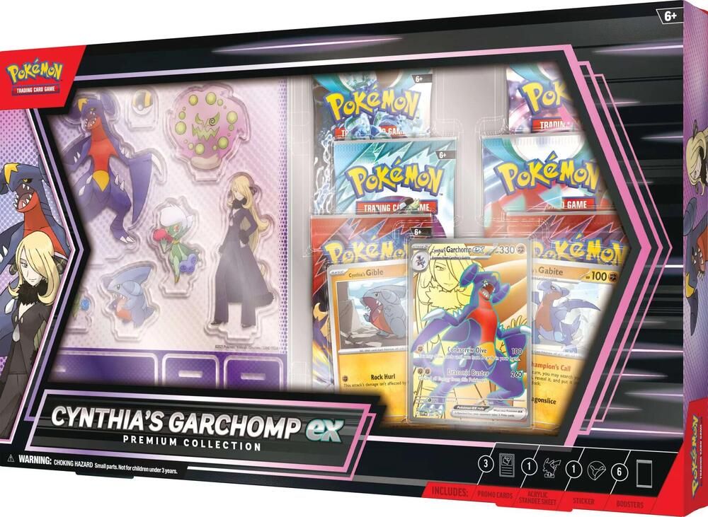 Pokemon TCG Cynthia&#39;s Garchomp ex Premium Collection