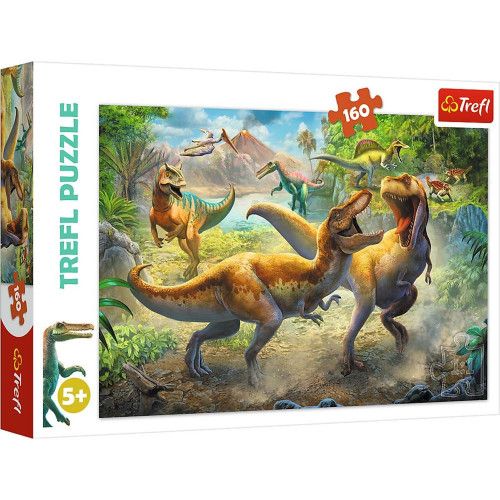 PUZZLE - FIGHTING TYRANNOSAURS - 160pc