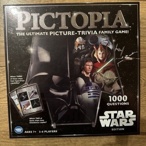 Pictopia Star Wars Ultimate Picture Trivia Board Game (Used, Guaranteed Complete)