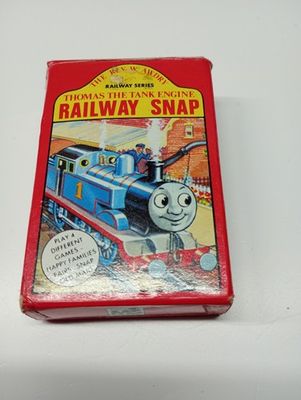 Thomas the Tank Engine Vintage Card Game Railway Snap (1986 Vintage, 44 Cards, Guaranteed Complete)