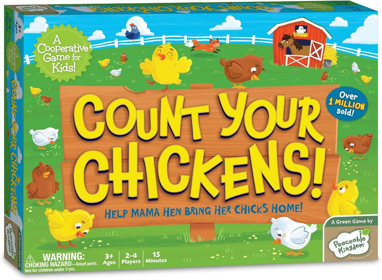 Count Your Chickens A Cooperative Game for Kids (Open Box, Guaranteed Complete)