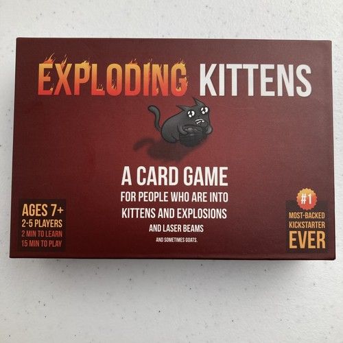 Exploding Kittens Card Game Original Edition (Used, Guaranteed Complete)
