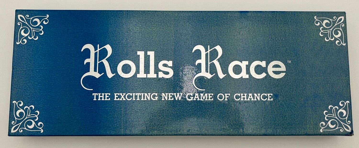 Rolls Race (Vintage Board/Dice/Card  Game)
