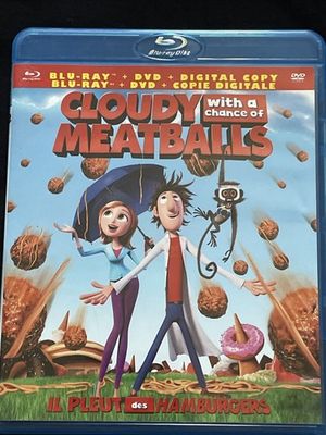 Cloudy With a Chance of Meatballs (2009) (Blu-ray/DVD, 2-Disc Set)