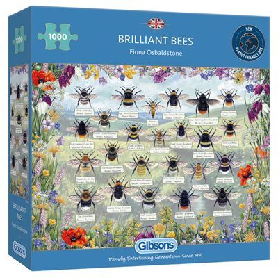 Puzzle - 1000 pcs - Brilliant Bees