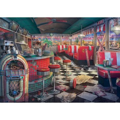 Puzzle - 1000 pcs - Abandoned Series: Decaying Diner