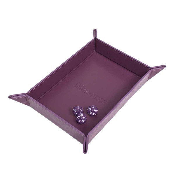 Magnetic Folding Dice Tray: Vivid: Midnight Plum
