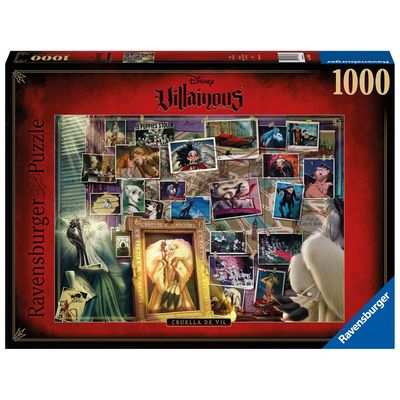 1000 pcs - Disney Villainous: Cruella de Vil