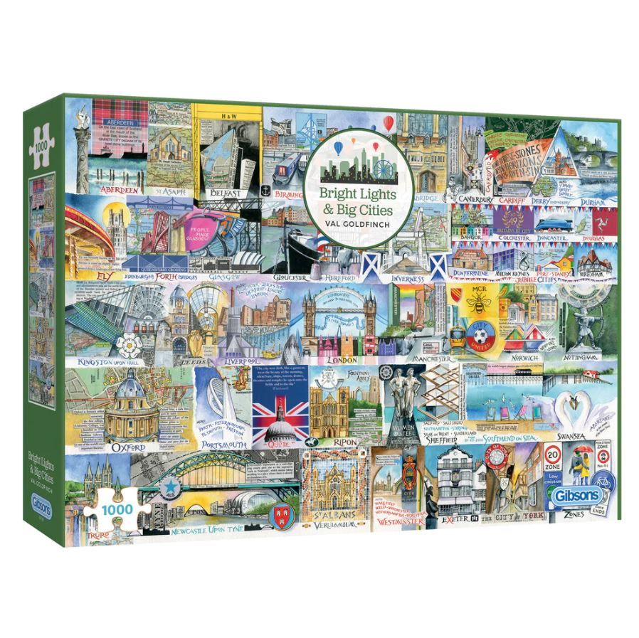 Puzzle - 1000 pcs - Bright Lights &amp; Big Cities