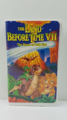 The Land Before Time VII: The Stone of Cold Fire (VHS, 2000 Clamshell)