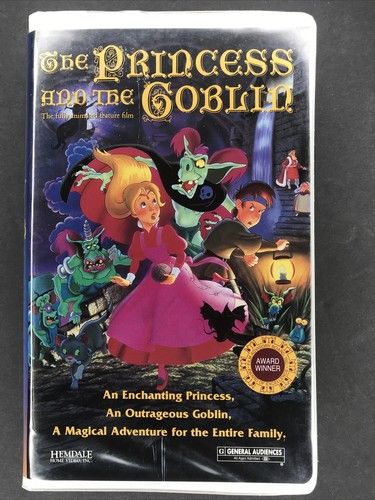 The Princess and the Goblin (1991) (VHS, Clamshell)