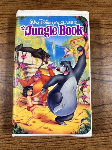 Walt Disney's Classic The Jungle Book (VHS 1122) Clamshell