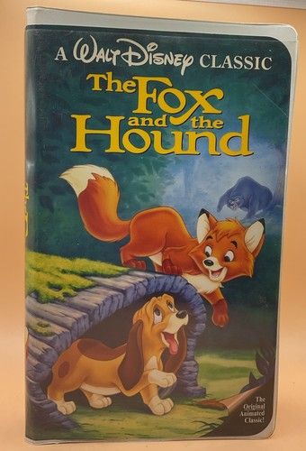 Walt Disney The Fox and the Hound (1981) (VHS 2041, The Classics, White Clamshell)
