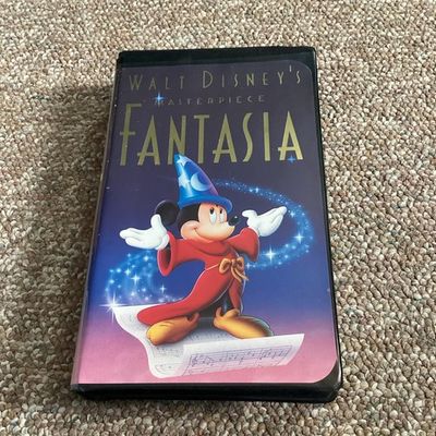 Walt Disney's Masterpiece Fantasia (1940) (VHS 1132) Black Clamshell