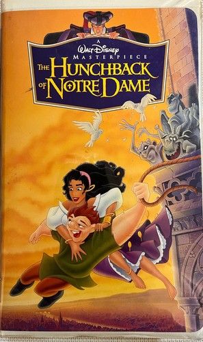 Walt Disney The Hunchback of Notre Dame (1996) (VHS 7955, Masterpiece Collection, White Clamshell)