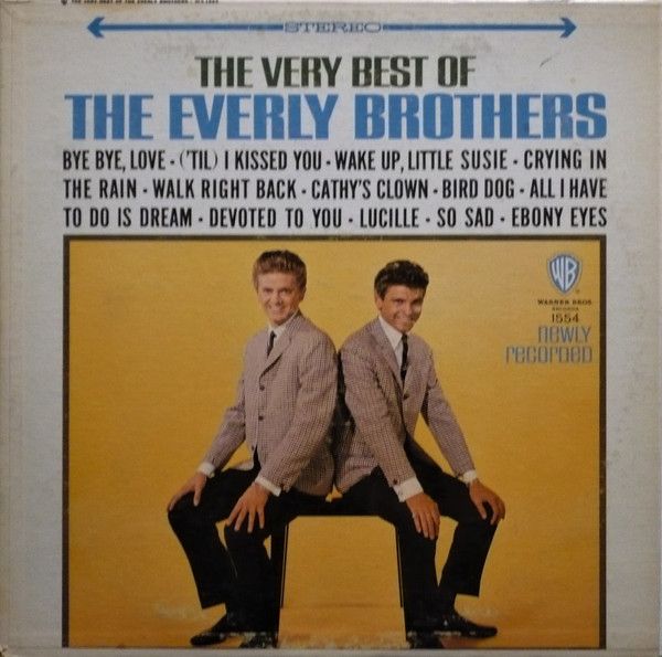 Everly Brothers – The Very Best Of The Everly Brothers (G+, 1963, LP, Stereo, Gold Labels, Warner Bros. Records – WS 1554)