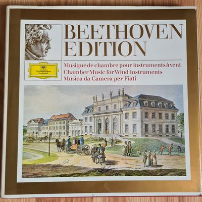 Ludwig van Beethoven – Chamber Music For Wind Instruments: Beethoven Edition 1970 #3 (VG+, 1970, 4LP, Boxed Set, Deutsche Grammophon – 643 652 - 655, Germany)