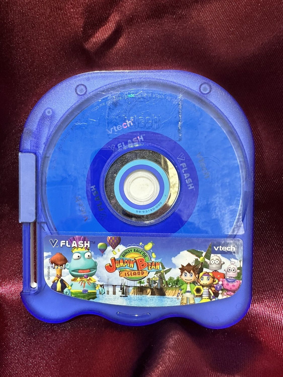 Wacky Race on Jumpin Bean Island V.Flash VTech Edutainment Video Game