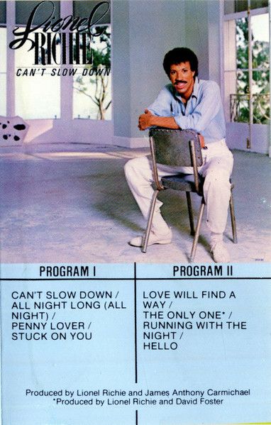 Lionel Richie – Can't Slow Down (CAS)
