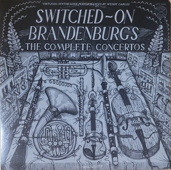 Wendy Carlos – Switched-On Brandenburgs: The Complete Concertos (VG+, 1980, 2LP, Gatefold Cover, CBS Masterworks – M2X 35895)