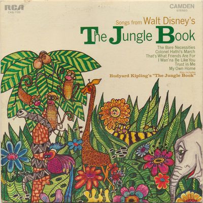 Charles R. Grean – Songs From Walt Disney's The Jungle Book (VG, 1968, LP, RCA Camden – CAS-1102)