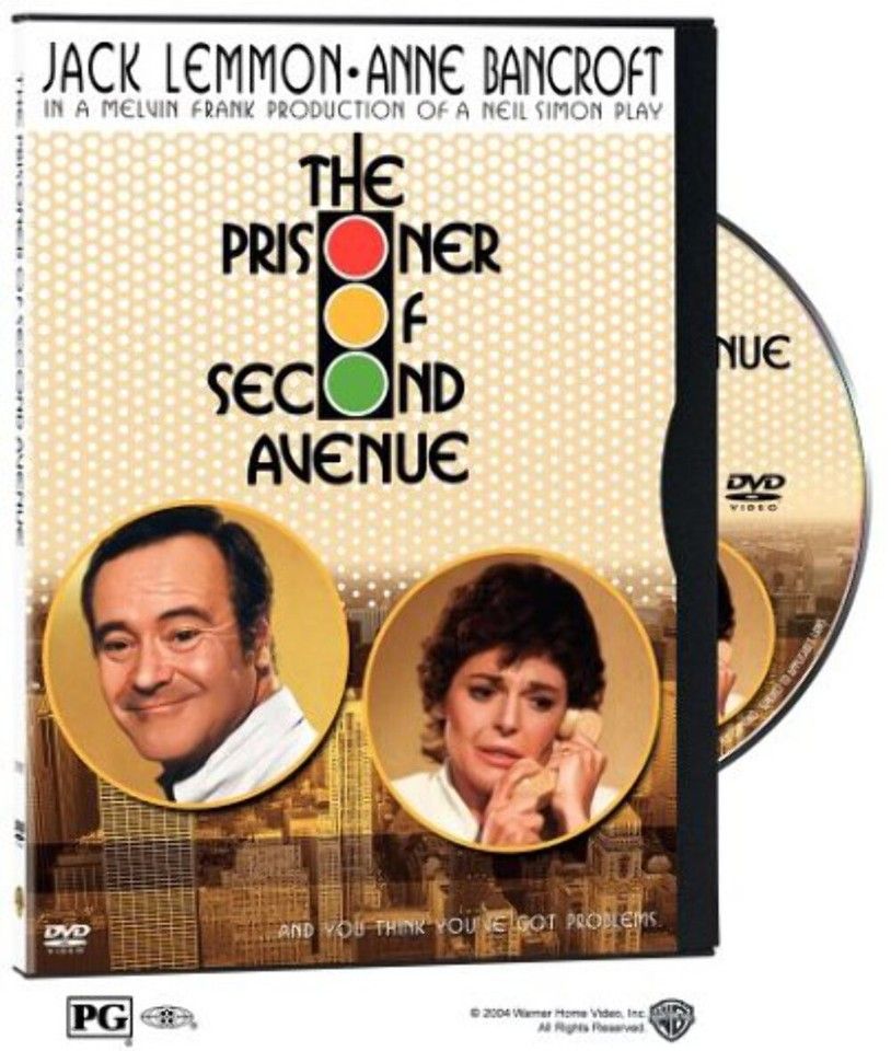 The Prisoner of Second Avenue (1975) (DVD) Neil Simon Jack Lemmon