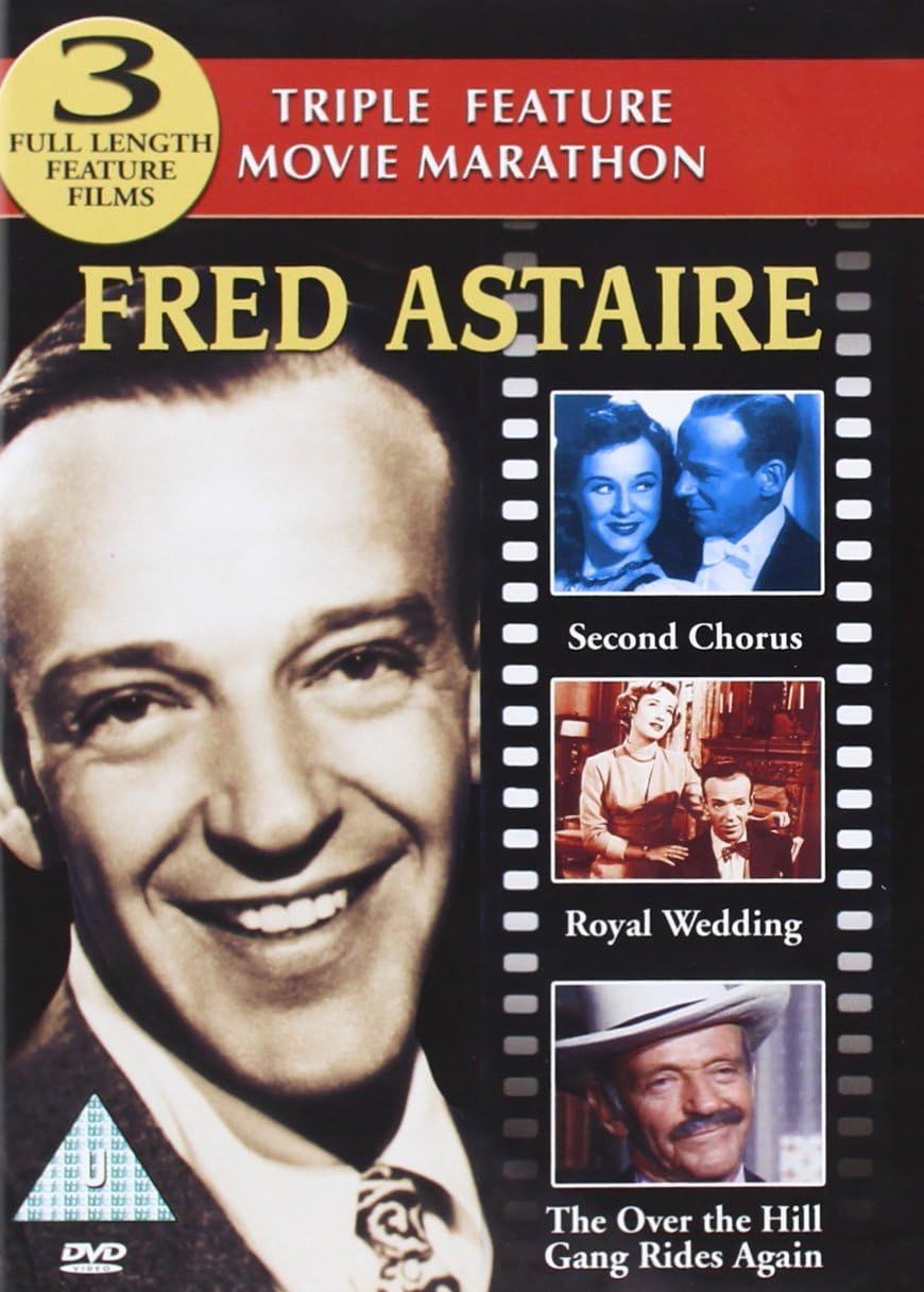 Fred Astaire Triple Feature: Second Chorus (1940) Royal Wedding (1951) Over The Hill Gang Rides Again (1970) (DVD)