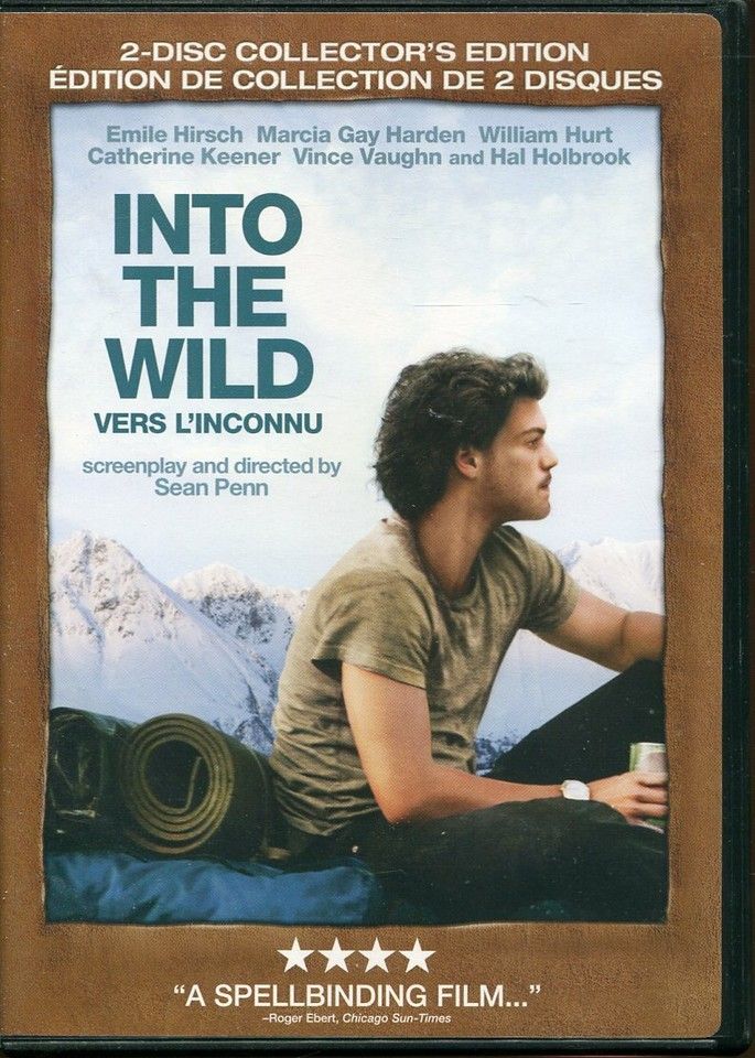 Into the Wild (2007) (2xDVD, Collector's Edition) Emile Hirsch Vince Vaughn